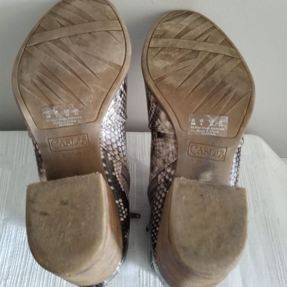 Carlos Santana Rowan Snake Printed Ankle Bootie Women's 8M - Picture 7 of 9